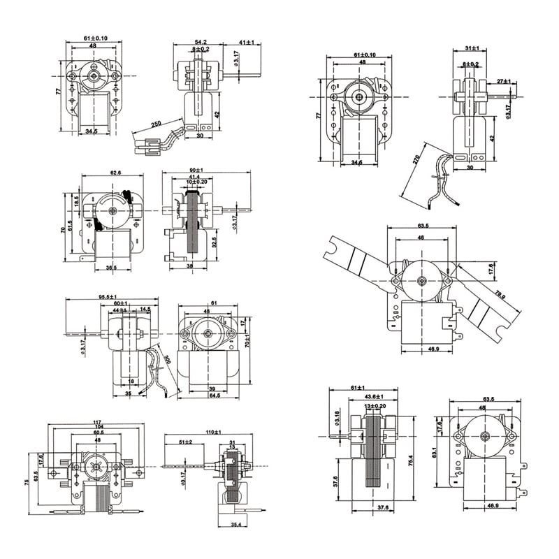 Refrigerator Shaded-Pole Motor Wholesale