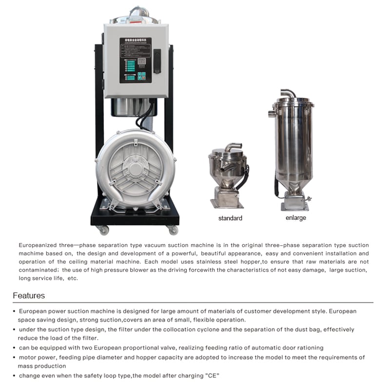 European High Power Suction Machine