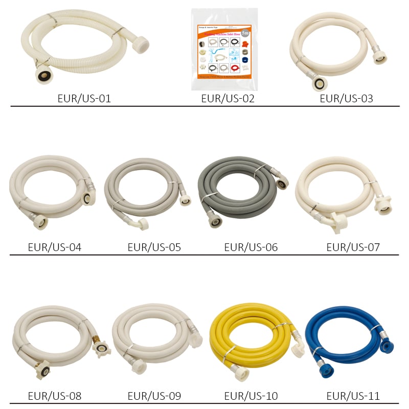 Washing Machine Inlet Hose 1m/1.5m/2m/2.5m/3m Wholesale