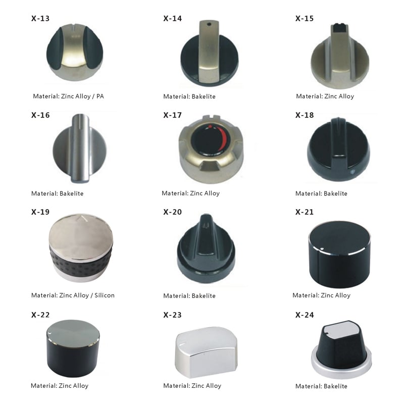 Oven Knob Abs/Bakelite/Zinc Alloy Wholesale