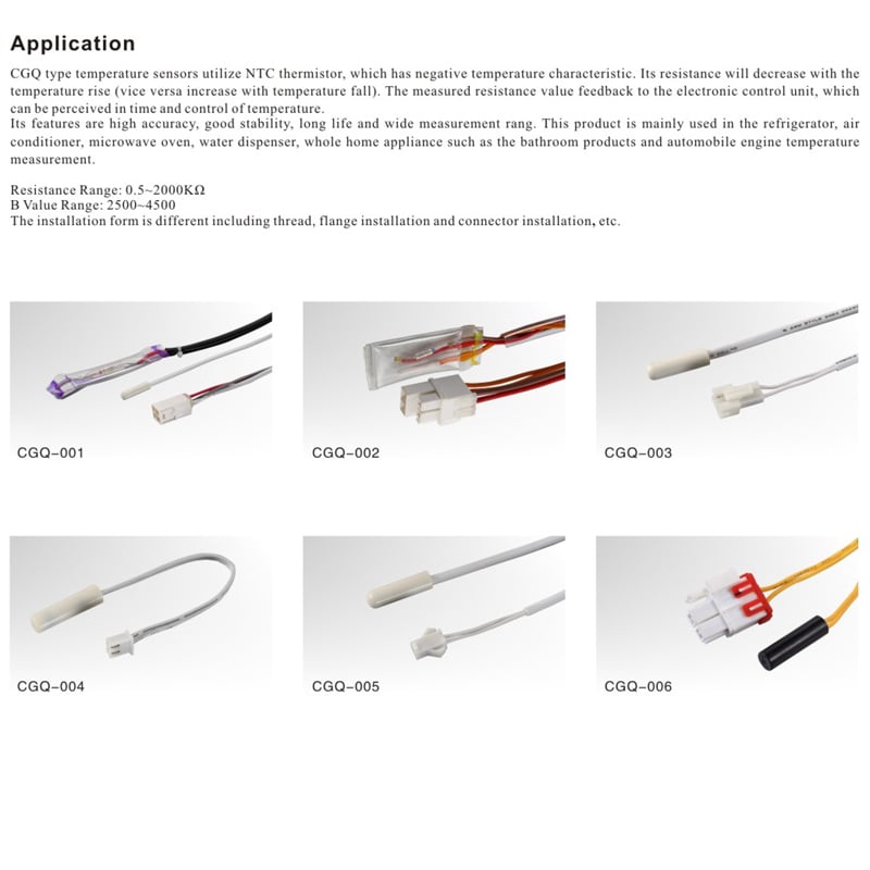 Refrigerator Temperature Sensor Wholesale