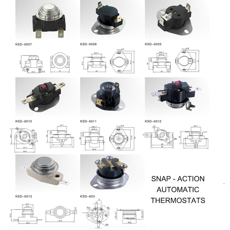 Refrigerator Snap-Action Automatic Thermostats Wholesale