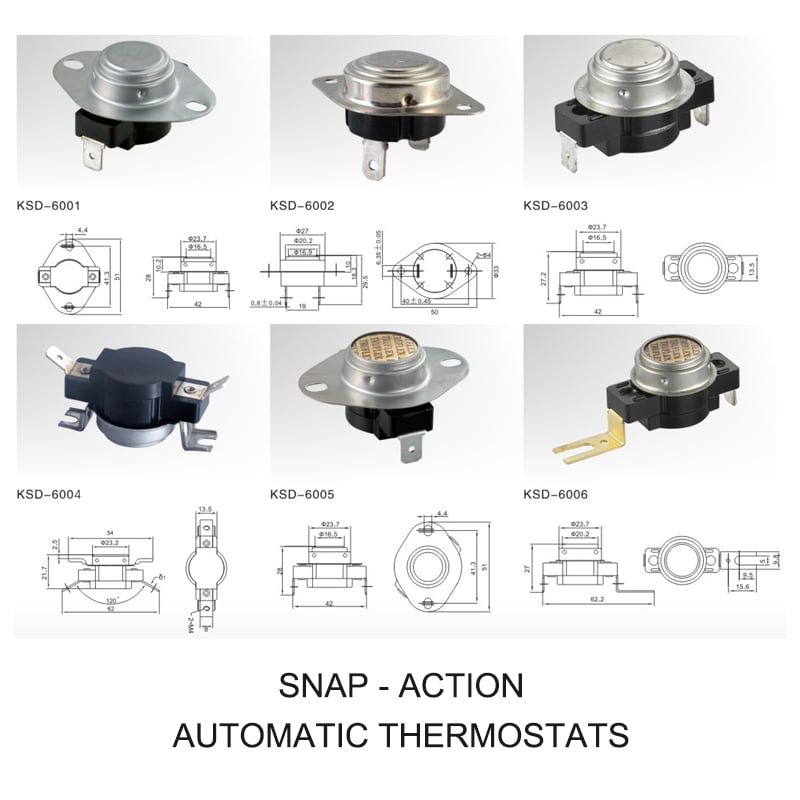 Refrigerator Snap-Action Automatic Thermostats Wholesale